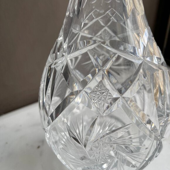 Midcentury Brilliant Cut Lead Crystal Decanter - Picture 4 of 13